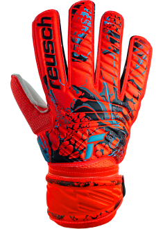 Reusch Attrakt Grip Junior 5372815 3334 black red front